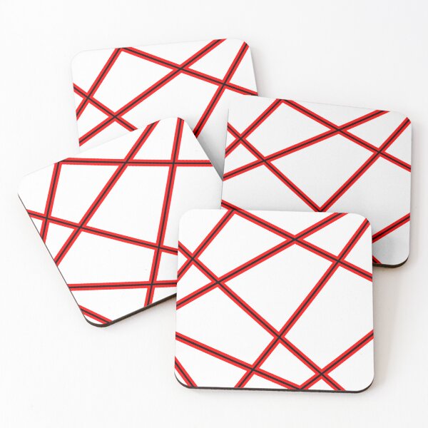 Item preview, Abstract geometric pattern - red. designed and sold by K.S ART.