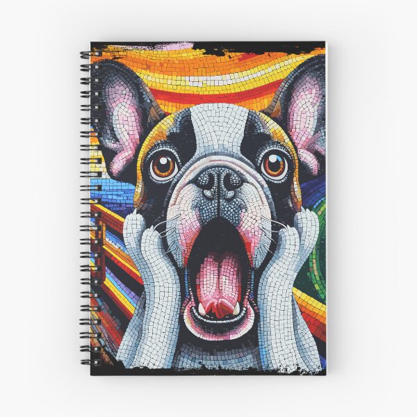 Item preview, The Scream of the French Bulldog designed and sold by LojaKoru.