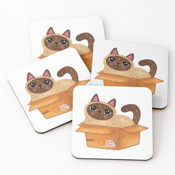 Item preview, Adorable Kitten In Box | Sticker, Mug designed and sold by NicolasGlowArt.