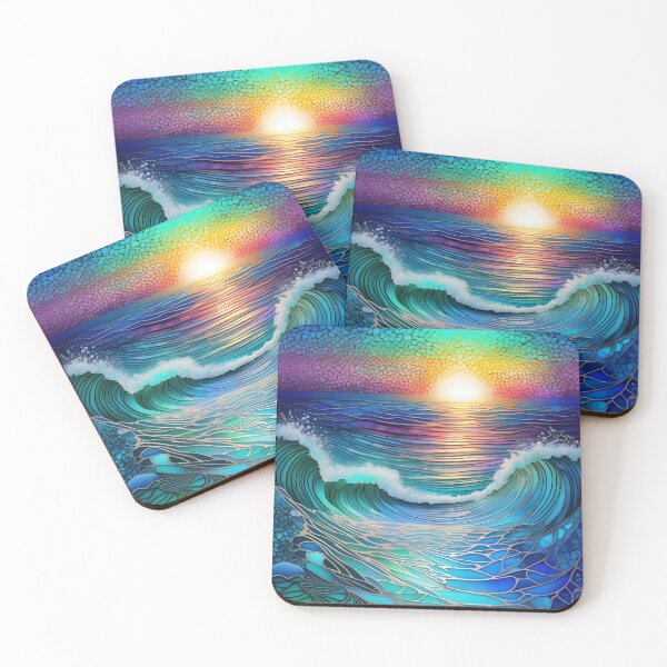 Item preview, Abstract Seascape "Chroma Sea" designed and sold by Artekinium.