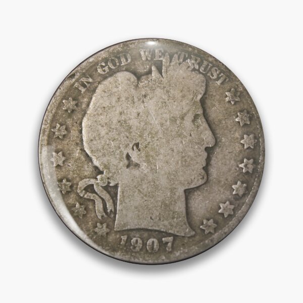 Item preview, 1907 Ugly Barber Half Dollar designed and sold by coinsxcrochet.