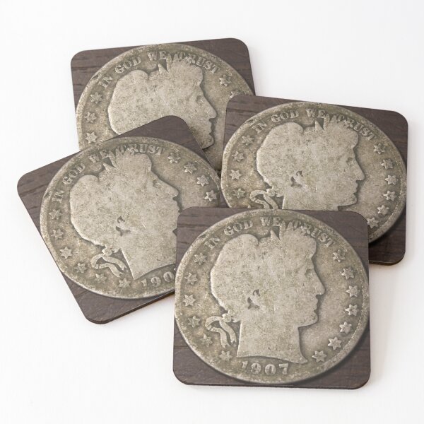 Item preview, 1907 Ugly Barber Half Dollar designed and sold by coinsxcrochet.