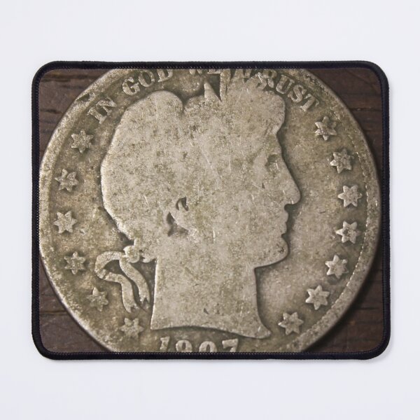 Item preview, 1907 Ugly Barber Half Dollar designed and sold by coinsxcrochet.