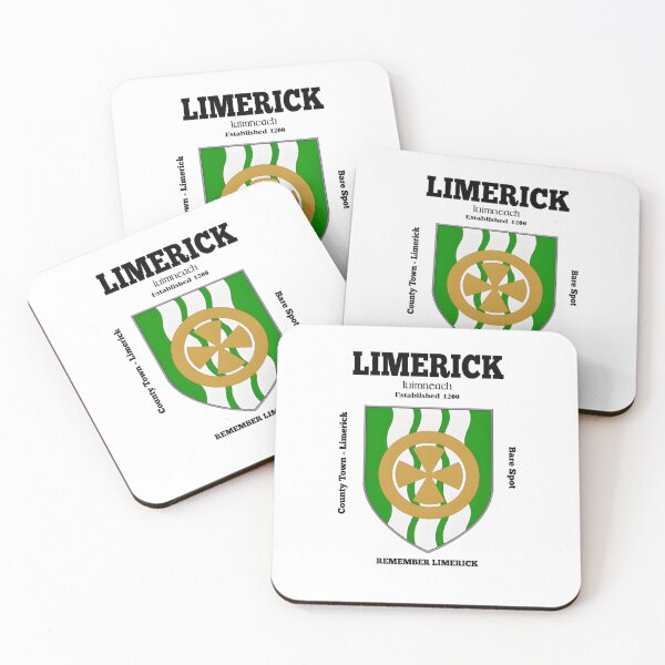 Item preview, Irish County Limerick Ireland Crest, Translation & More designed and sold by REAL IRISH GIFTS.