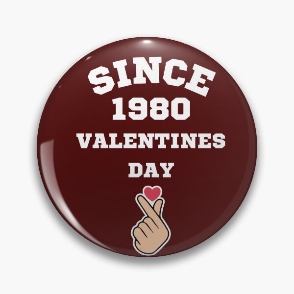 Item preview, Since 1980|Happy Valentines Day|Red Heart designed and sold by ButterflyDsgns6.