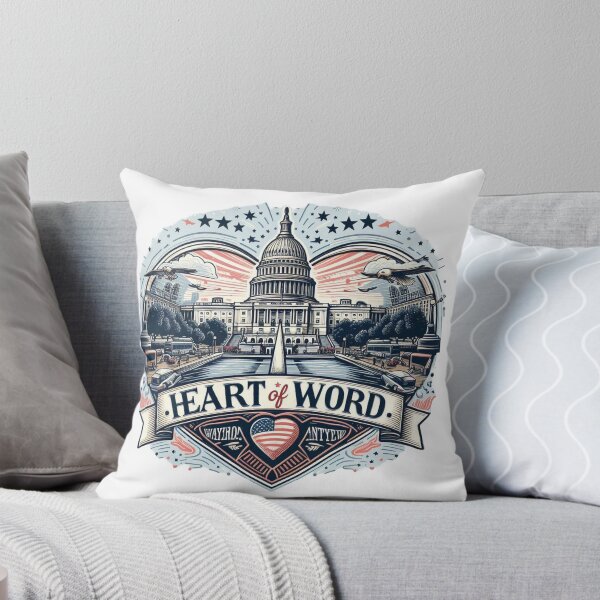 Item preview, Heart of Word Washington DC  designed and sold by tetravietees.