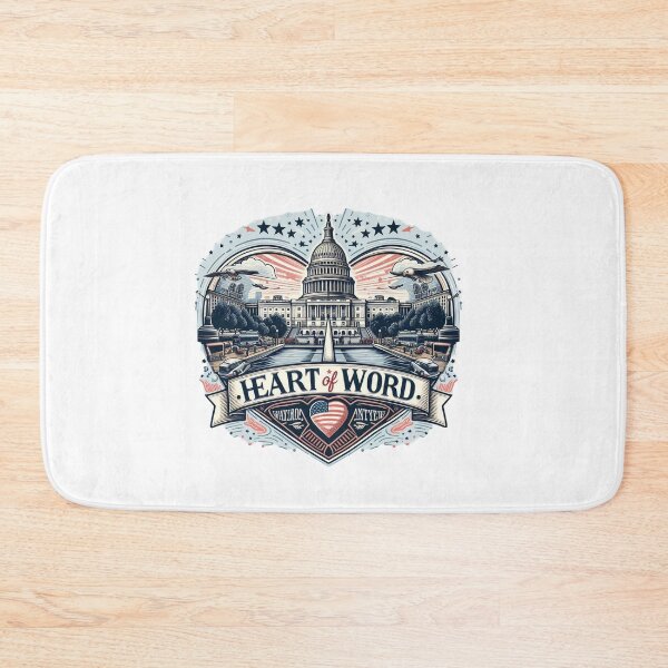 Item preview, Heart of Word Washington DC  designed and sold by tetravietees.
