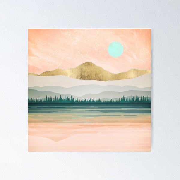 Item preview, Spring Forest Lake designed and sold by spacefrogdesign.