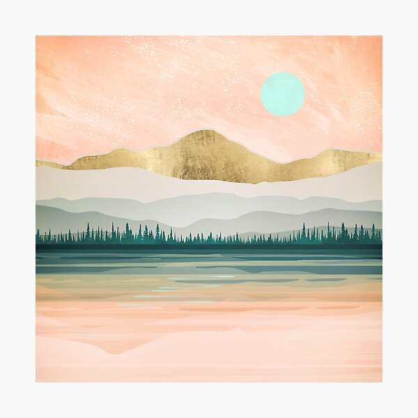 Item preview, Spring Forest Lake designed and sold by spacefrogdesign.