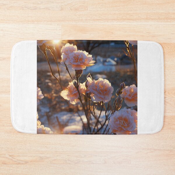 Item preview,  Carnation Tile 014 - Ruffled Rainbows in Floral Clusters designed and sold by TheBrainArt.