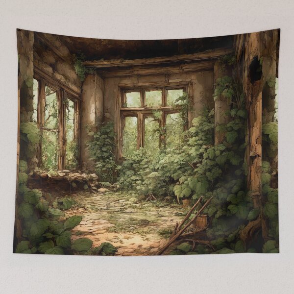 Item preview, Room In An Abandoned House designed and sold by LanaGustavsson.