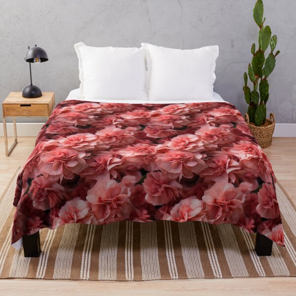 Item preview, Carnation Tile 013 - Ruffled Rainbows in Floral Clusters designed and sold by TheBrainArt.