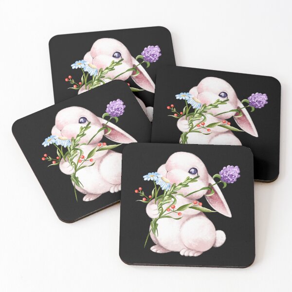 Item preview, Bunny with flowers  designed and sold by LionessLove.
