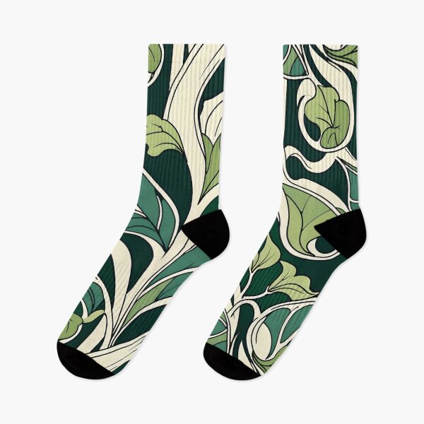 Item preview, Verdant Vines: Elegant Leaf Pattern designed and sold by Cominu-Arts.