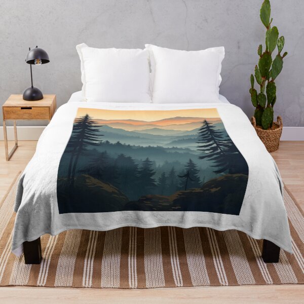 Item preview, Foggy Forest at Sunrise designed and sold by Shirtastically.
