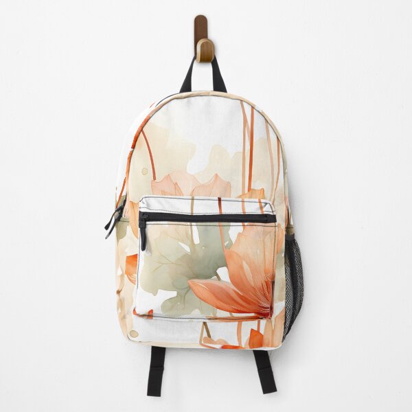 Artikelvorschau, Lotus im Herbst im Stil der leidenschaftlichen Aquarellfarbe entworfen und verkauft von cozycrafts3.