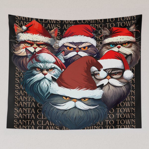 Item preview, Santa Claws Christmas Design designed and sold by DesignscapeWCF.