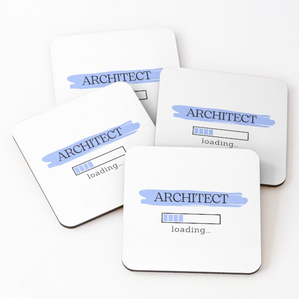 Item preview, Blue Architect Loading | Gift for Architecture Student designed and sold by PakoArtStudio.