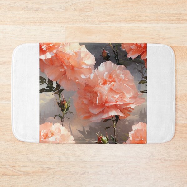 Item preview, Carnation Tile 017 - Ruffled Rainbows in Floral Clusters designed and sold by TheBrainArt.