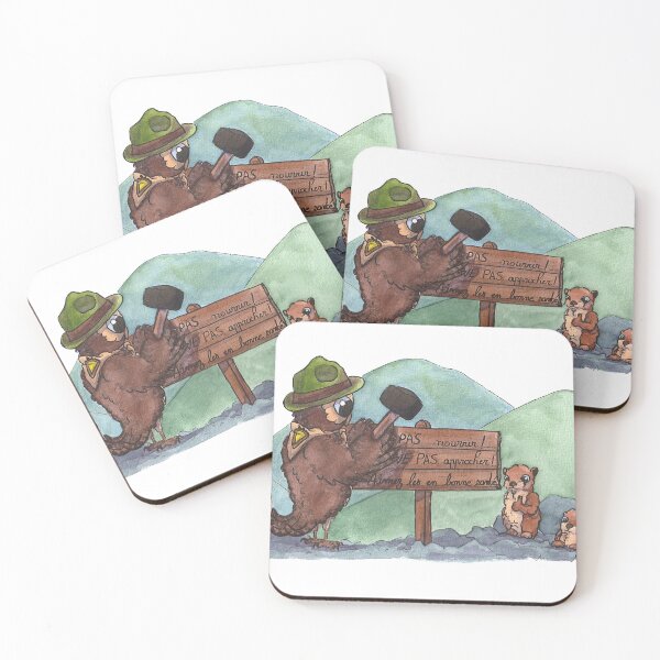 Item preview, Let's protect the marmots designed and sold by Chouetteplanete.