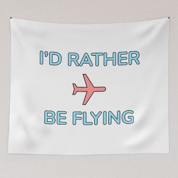 Item preview, Id Rather Be At A Flying designed and sold by Inspirationmotivation.