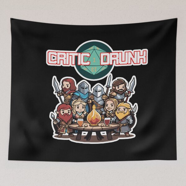 Item preview, D&D Critic drunk designed and sold by karsivenco.