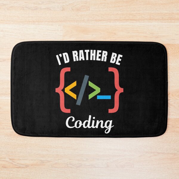 Item preview, I'd rather be coding, programming job lovers designed and sold by NBSStore.