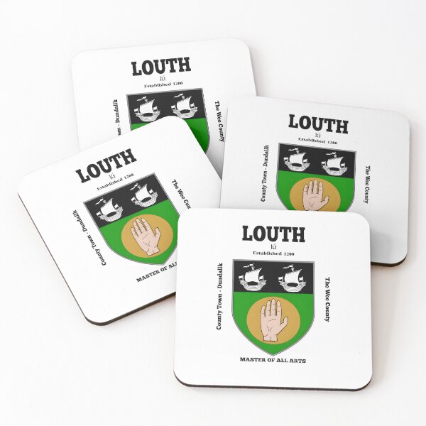Item preview, Irish County Louth Ireland Crest, Translation & More designed and sold by REAL IRISH GIFTS.
