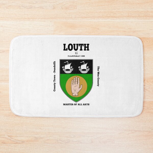 Item preview, Irish County Louth Ireland Crest, Translation & More designed and sold by REAL IRISH GIFTS.
