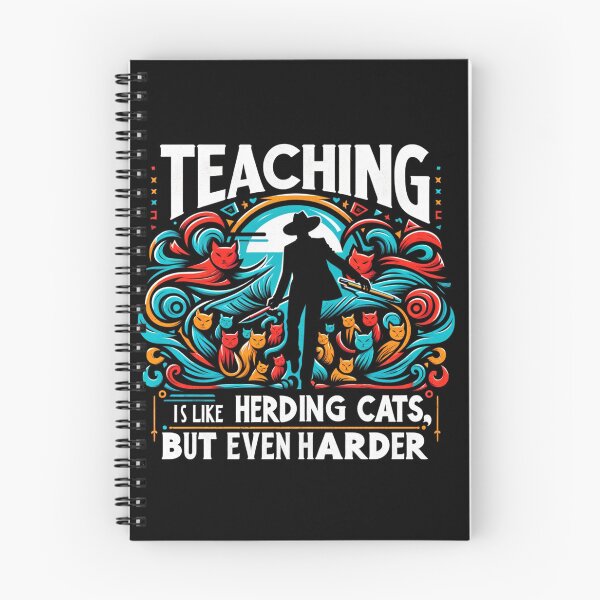 Item preview, Teaching is like herding cats but harder, funny gift for teachers designed and sold by Suhy.