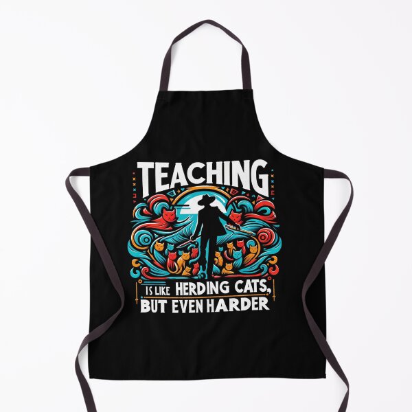 Item preview, Teaching is like herding cats but harder, funny gift for teachers designed and sold by Suhy.