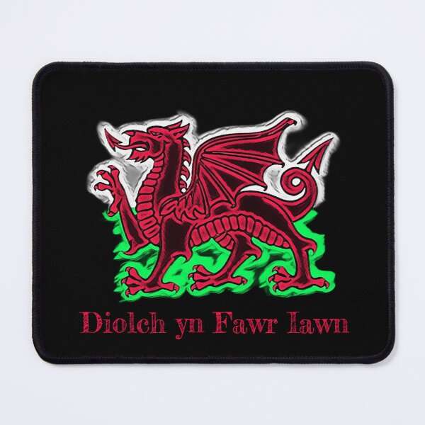 Aperçu de l'œuvre DIOLCH GALAIS DRAIG GOCH DRAGON 2 créée et vendue par Marni Scofidio Desi9ns.