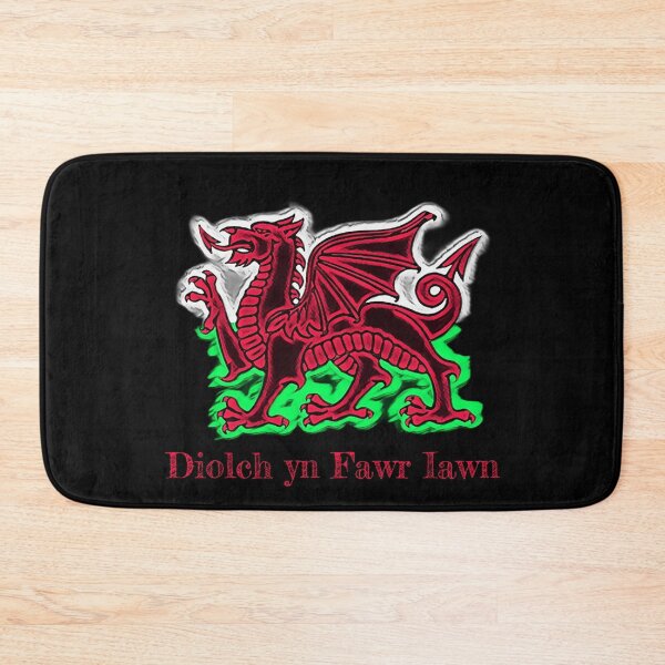 Item preview, DIOLCH WELSH DRAIG GOCH DRAGON 2 designed and sold by Marni Scofidio Desi9ns.