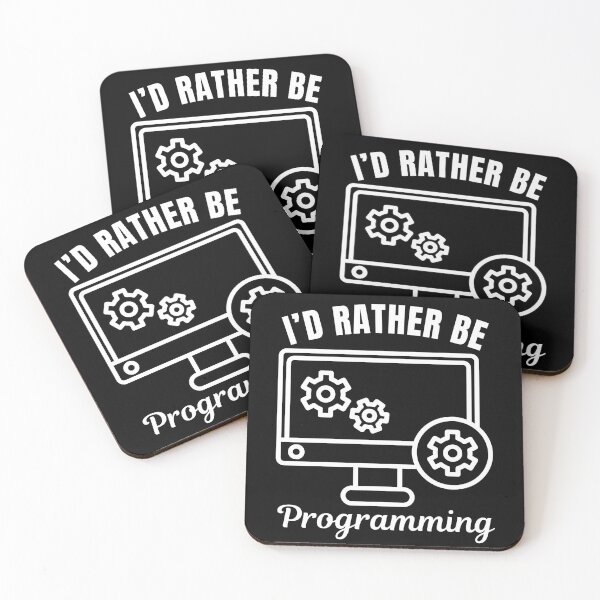 Item preview, I'd rather be programming, programmer job lovers designed and sold by NBSStore.