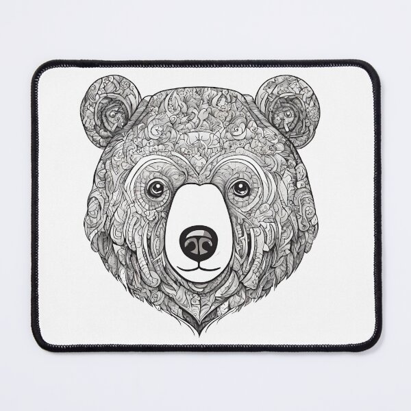 Item preview, Bear Head Art Face Gifts For Lover Bear Wildlife designed and sold by SimpleP.
