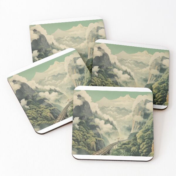 Item preview, Foggy Nature Mountain View designed and sold by momosstyle.