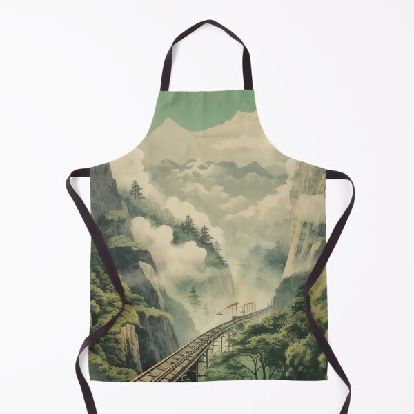 Aperçu de l'œuvre Vue sur la montagne et la nature brumeuse créée et vendue par momosstyle.