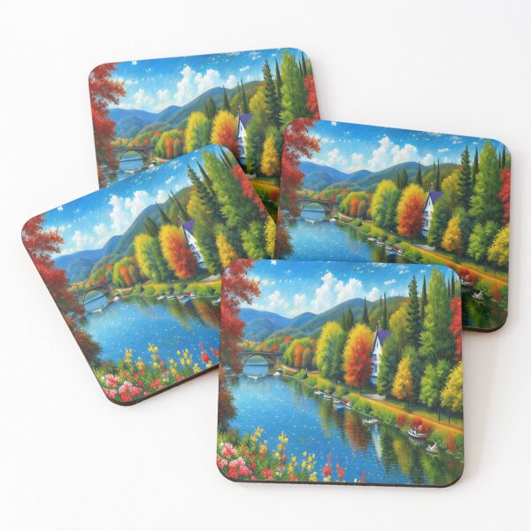 Item preview, Colourful landscape impression designed and sold by Down Unda Store.