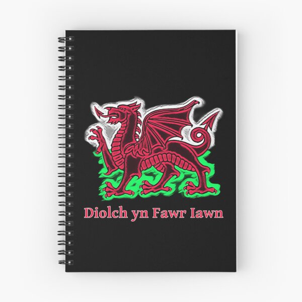 Item preview, DIOLCH WELSH DRAIG GOCH DRAGON 3 designed and sold by Marni Scofidio Desi9ns.