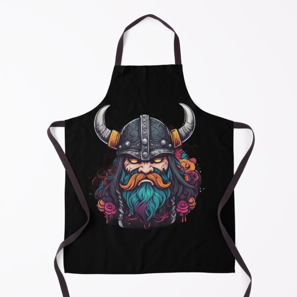Item preview, Psychedelic Viking Warrior, Berzerker, Norse Cartoon designed and sold by Burn-Ego.