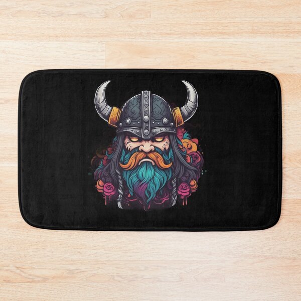 Item preview, Psychedelic Viking Warrior, Berzerker, Norse Cartoon designed and sold by Burn-Ego.