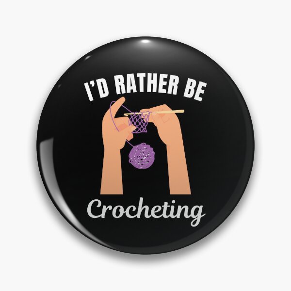 Item preview, I'd rather be crocheting, knitting hobby lovers designed and sold by NBSStore.