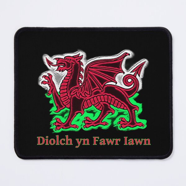 Item preview, DIOLCH WELSH DRAIG GOCH DRAGON 4 designed and sold by Marni Scofidio Desi9ns.