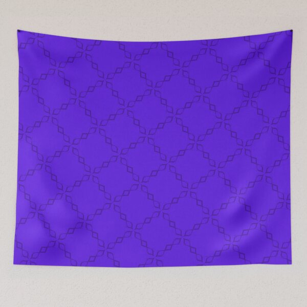 Item preview, circle chain pattern purple background mixed with blue designed and sold by Mini-Anni.