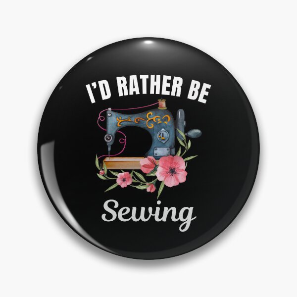 Item preview, I'd rather be sewing, knitting hobby lovers designed and sold by NBSStore.