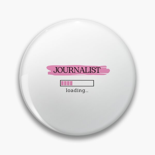 Item preview, Pink Journalist Loading | Gift for Journalism Student designed and sold by PakoArtStudio.