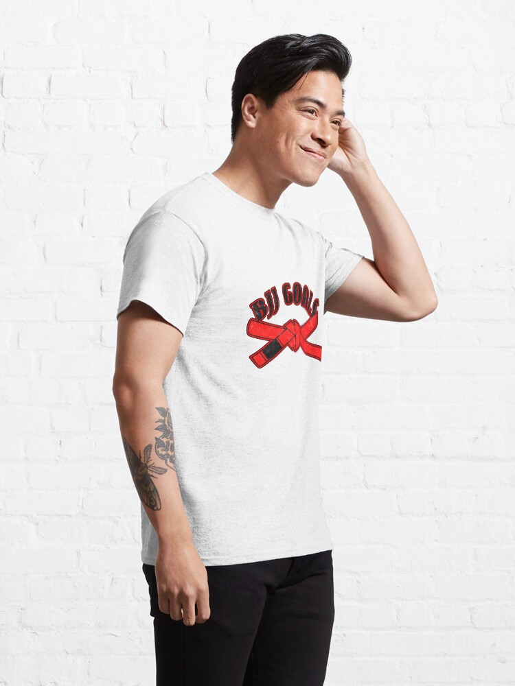 Alternate view of BJJ Goals Red Belt Classic T-Shirt