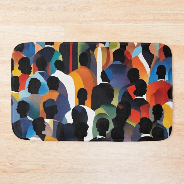Item preview, Gente colorida multitud designed and sold by the-cc.