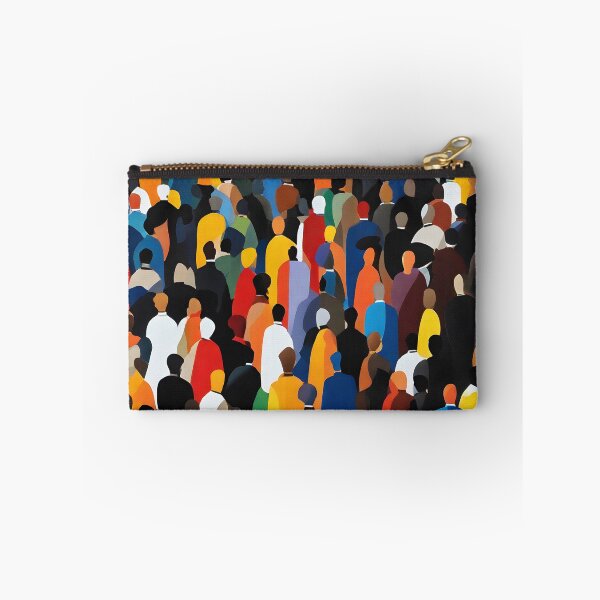 Item preview, Gente colorida multitud designed and sold by the-cc.