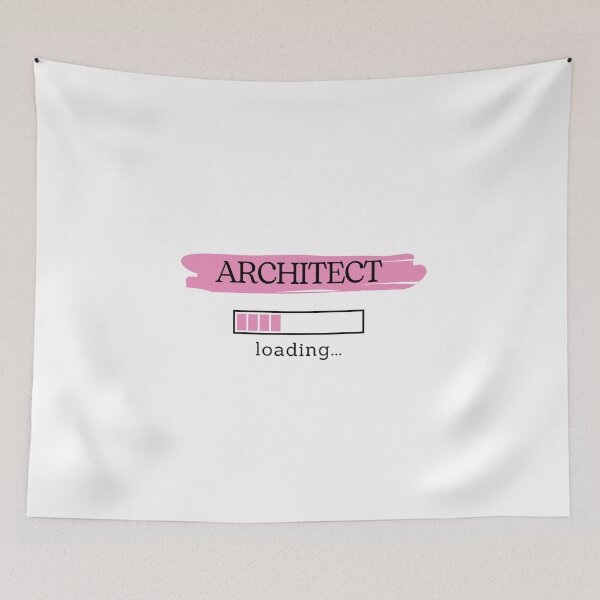 Item preview, Pink Architect Loading | Gift for Architecture Student designed and sold by PakoArtStudio.